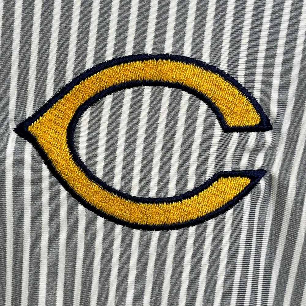 Under Armour Heat Gear Gray‎ Striped Polo College Wishbone Yellow C Polo 2XL - Picture 3 of 5